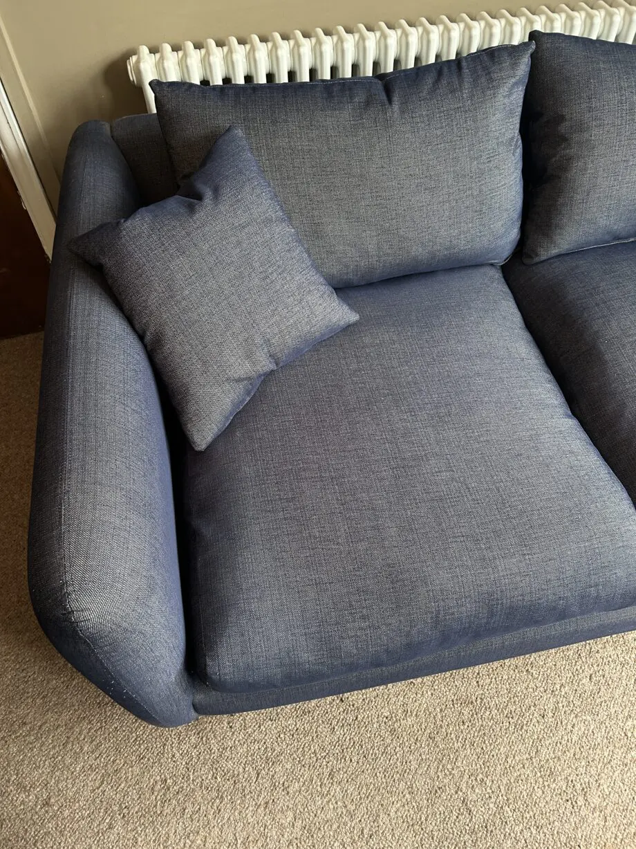 LOAF Squishmeister Small Sofa in colour seriously blue clever softie