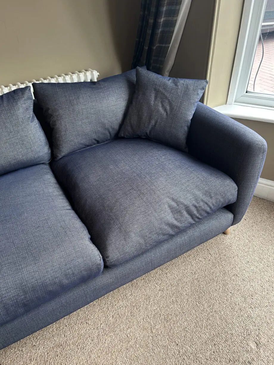 LOAF Squishmeister Small Sofa in colour seriously blue clever softie