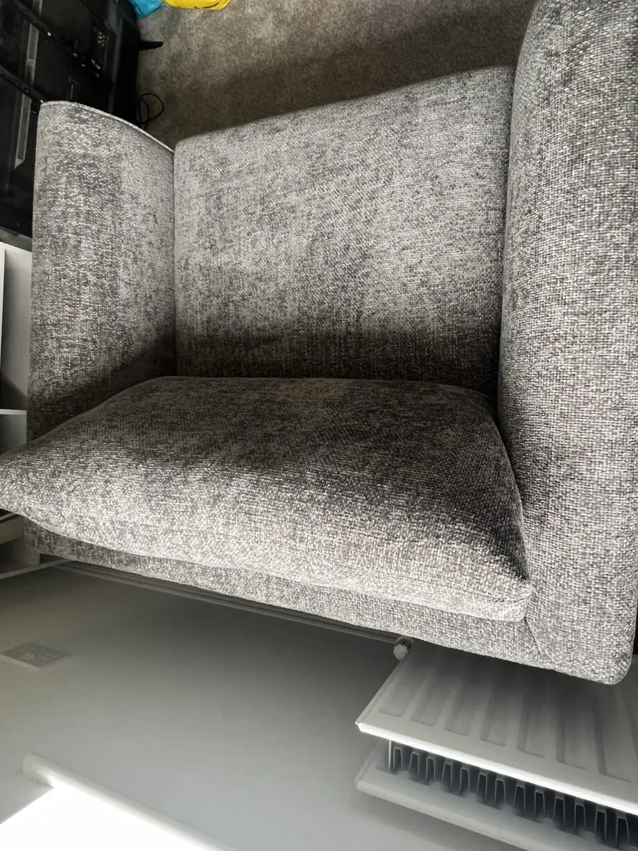 DFS Saphina Cuddler Sofa/Chair Grey