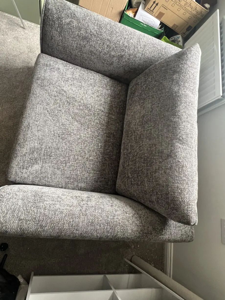 DFS Saphina Cuddler Sofa/Chair Grey