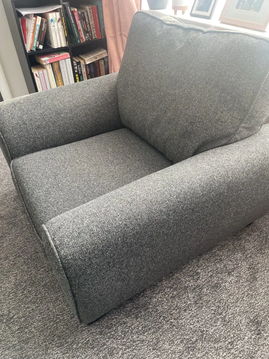 DFS 2 seater corner sofa and matching armchair