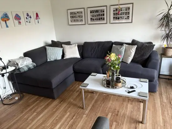 Next grey corner sofa