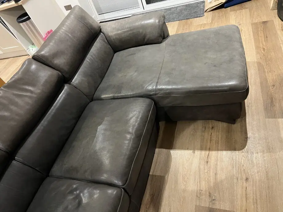U Shape brown sofa
