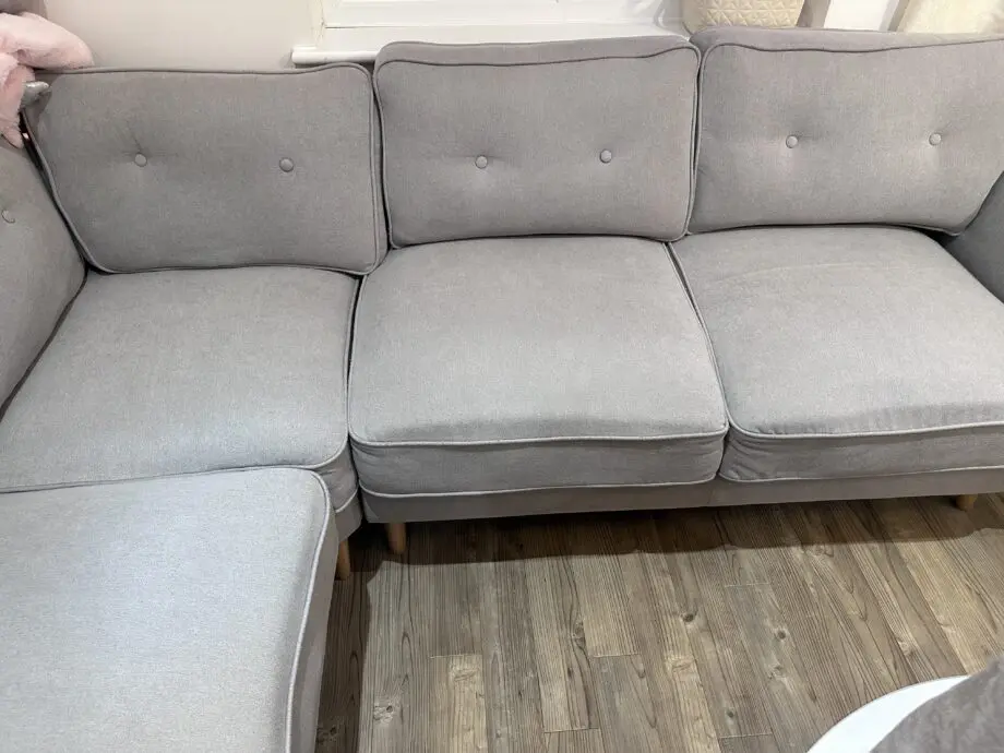 Grey corner sofa