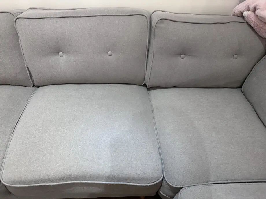 Grey corner sofa
