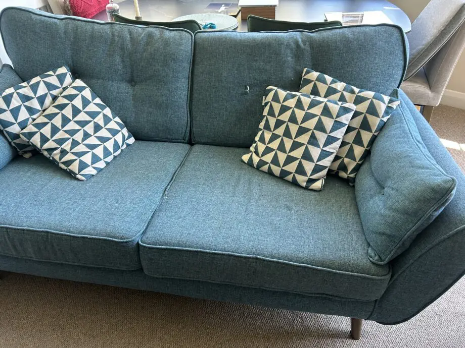French connection Zinc sofas (2 & 3 seater) + teal