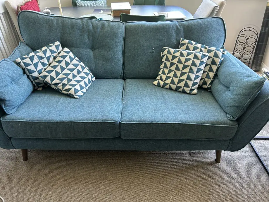 French connection Zinc sofas (2 & 3 seater) + teal