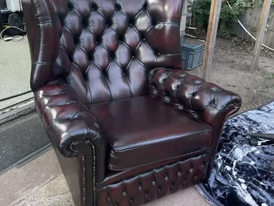 Chesterfield monks chair