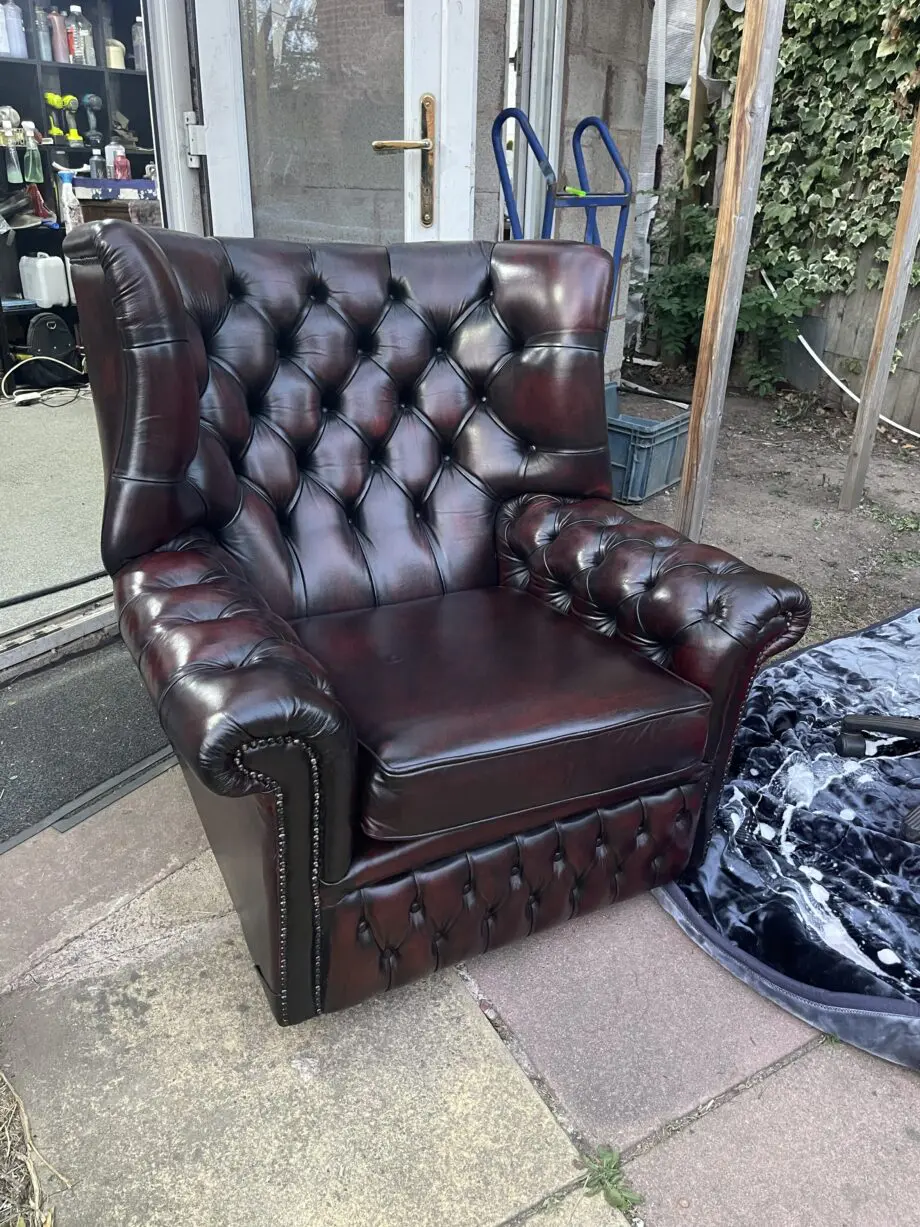Chesterfield monks chair
