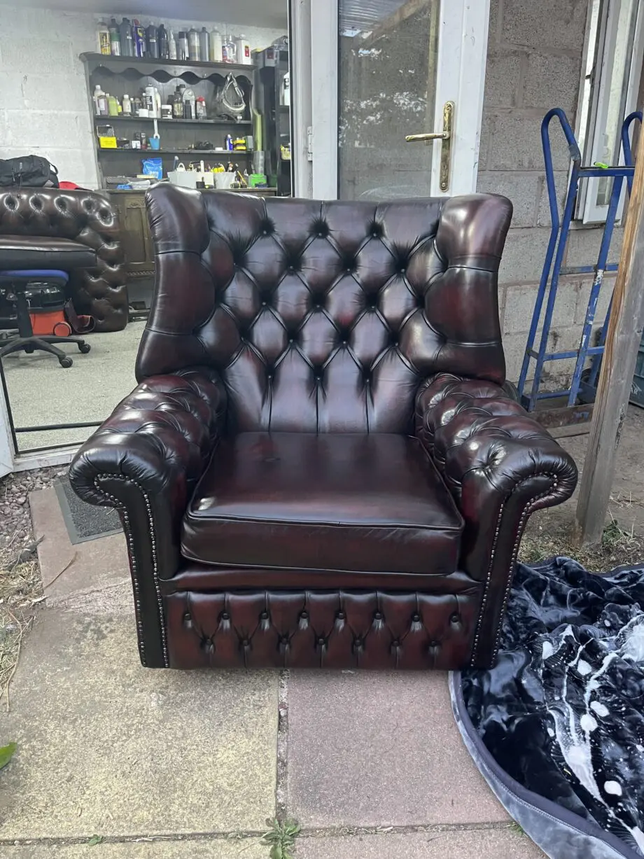 Chesterfield monks chair