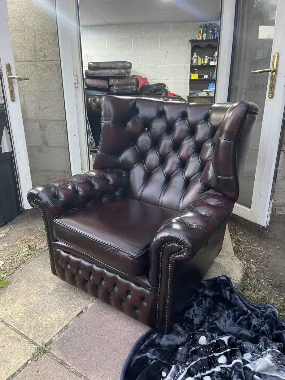 Chesterfield monks chair