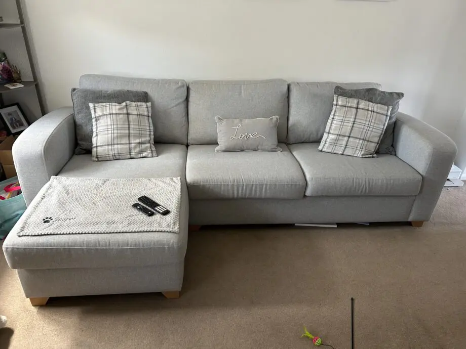 DFS Left Hand Facing Chaise Corner Sofa