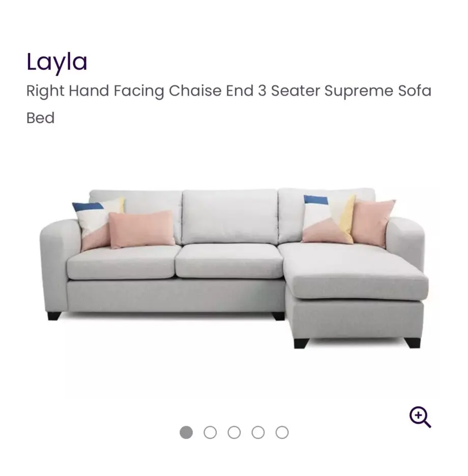 DFS corner sofa