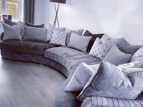 Sofology Silver Curved
