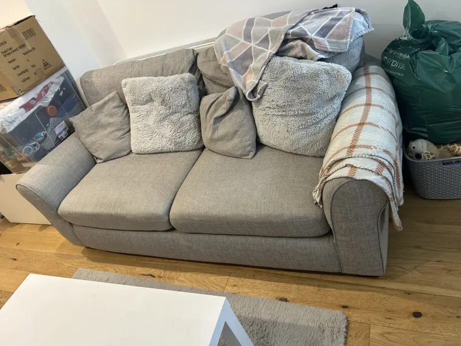 Grey sofa. Very comfy