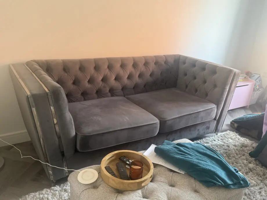 Grey modern sofa