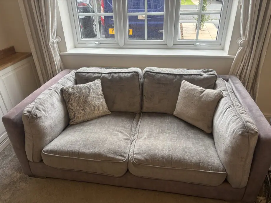 DFS Grey 2 and 3 seater sofa