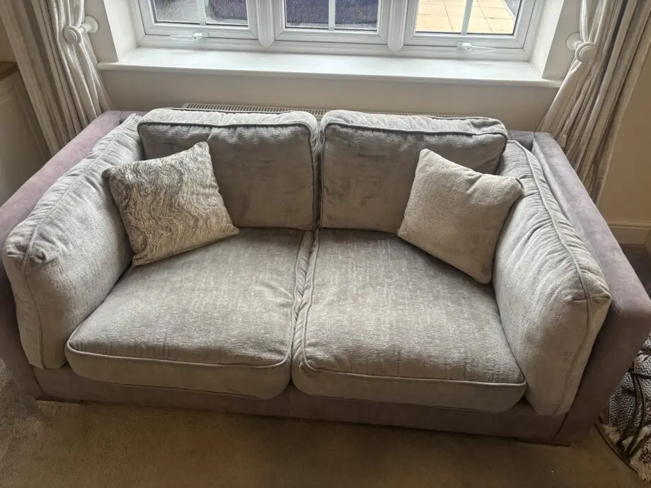 DFS Grey 2 and 3 seater sofa