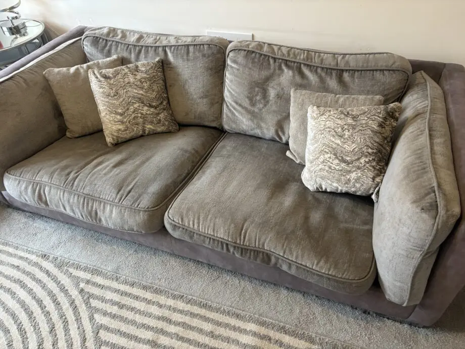 DFS Grey 2 and 3 seater sofa