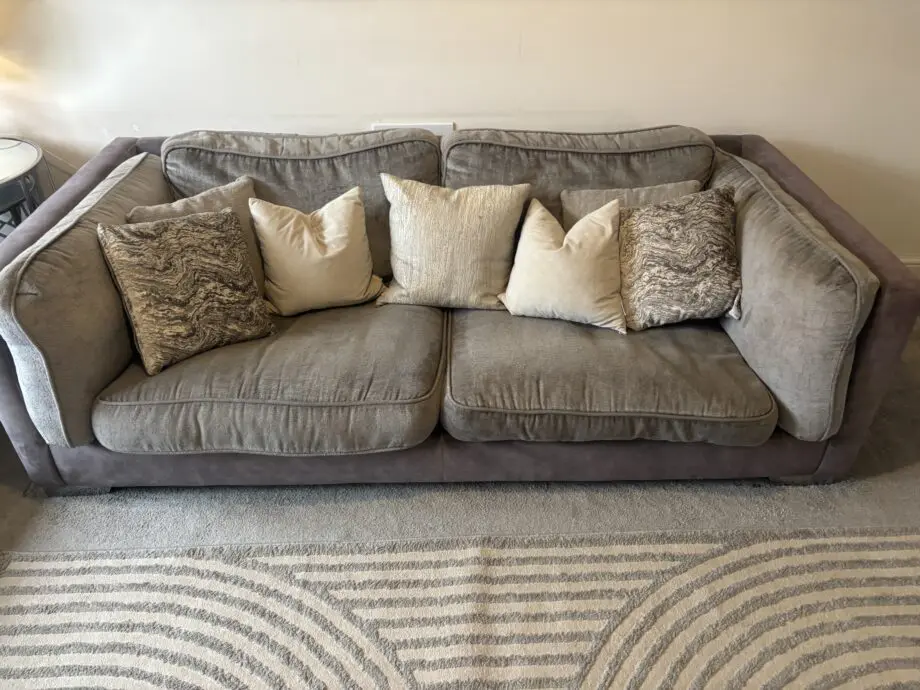 DFS Grey 2 and 3 seater sofa