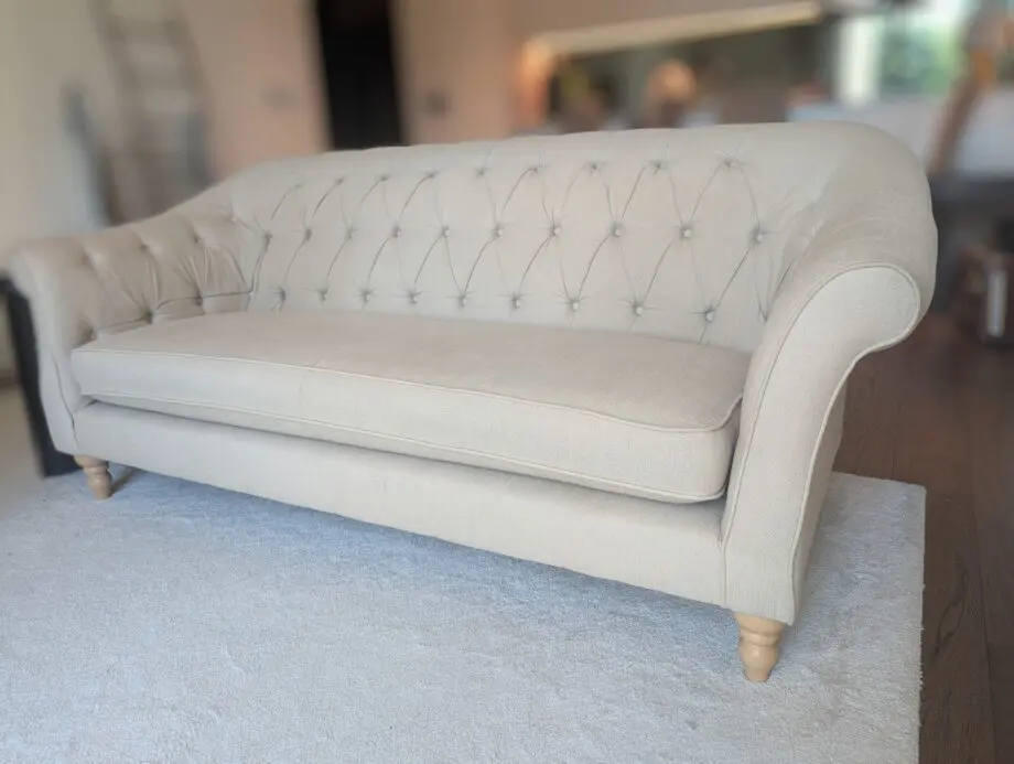 Next Beige/Oatmeal 3-Seater Sofa