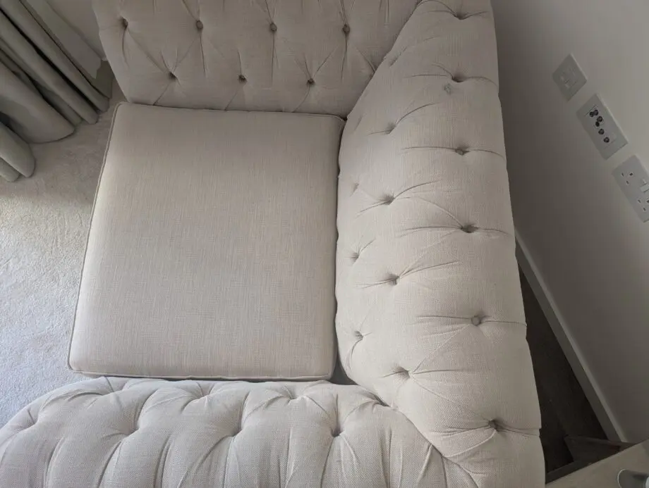 Next Beige/Oatmeal Cuddle Sofa/Love Seat