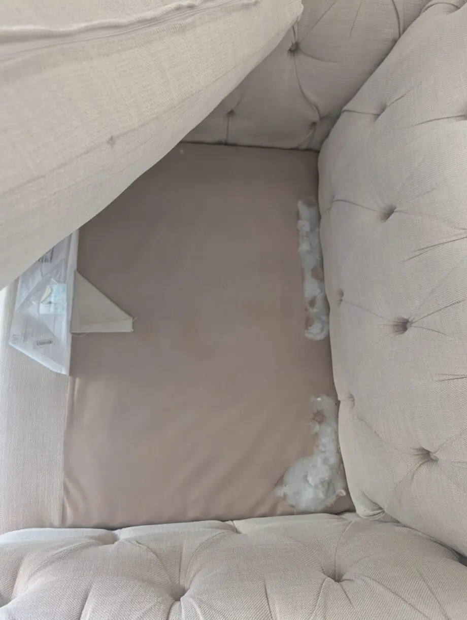 Next Beige/Oatmeal Cuddle Sofa/Love Seat