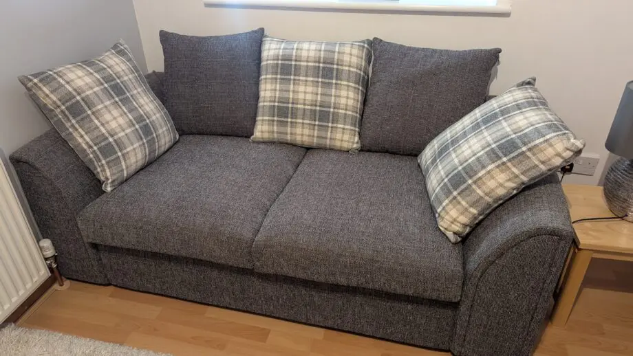Nevada Fabric Dunelm 3-Seater Sofabed – Dark Grey (Excellent Condition)
