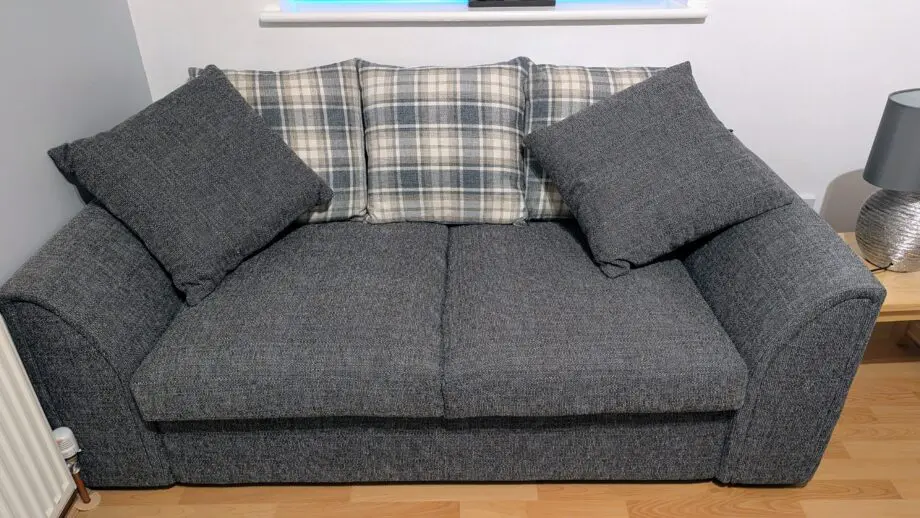 Nevada Fabric Dunelm 3-Seater Sofabed – Dark Grey (Excellent Condition)