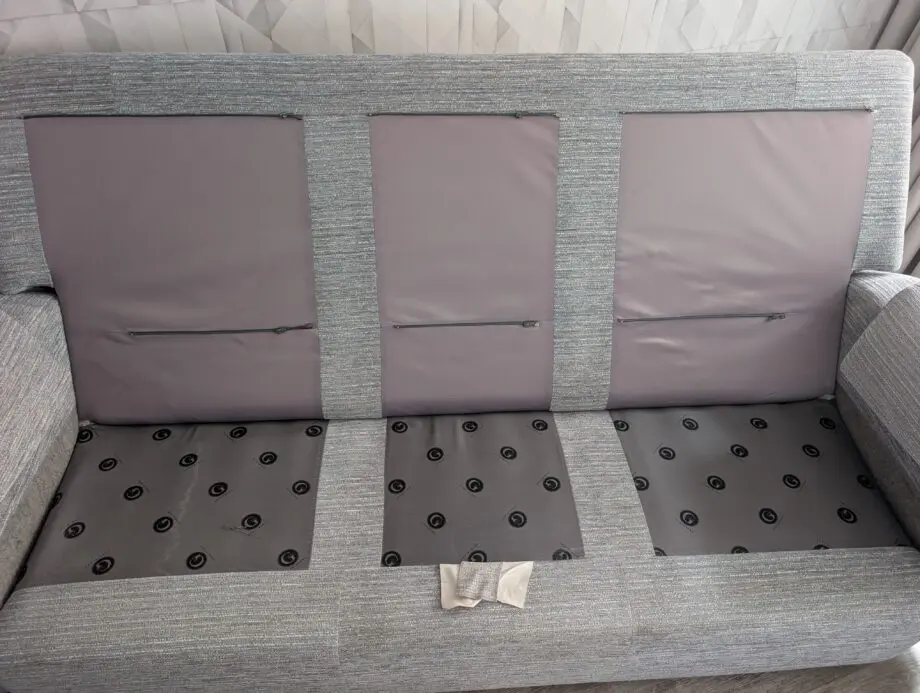 G Plan Grey 3 seater sofa