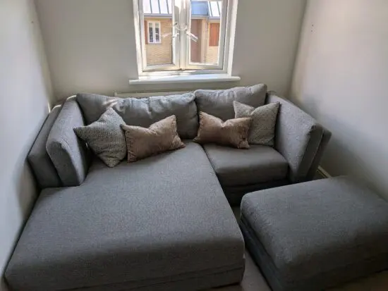 DFS Long Beach Corner Sofa (charcoal)