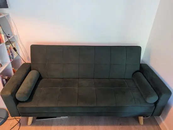 Green Velvet 2 Seater reclining sofa bed - Wayfair
