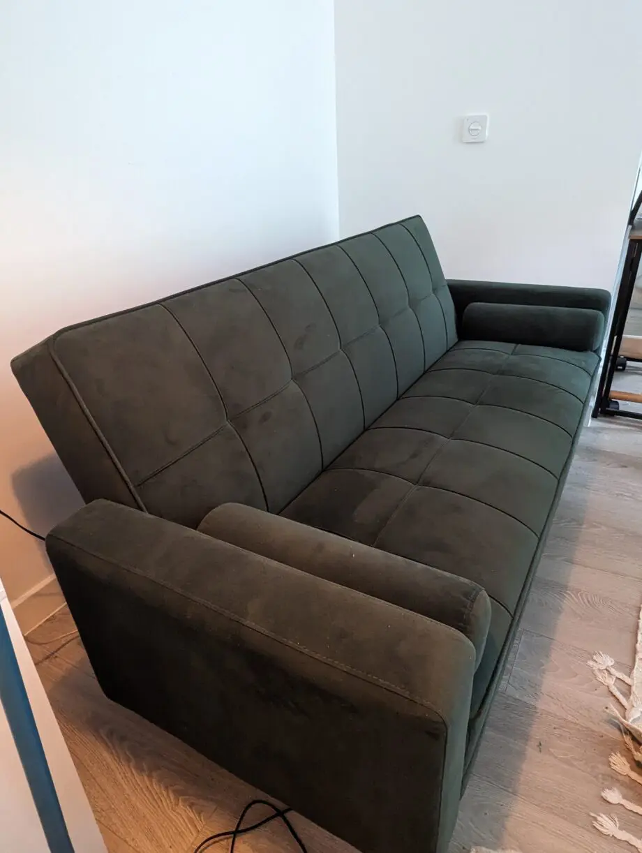 Green Velvet 2 Seater reclining sofa bed - Wayfair