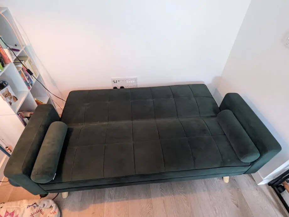Green Velvet 2 Seater reclining sofa bed - Wayfair