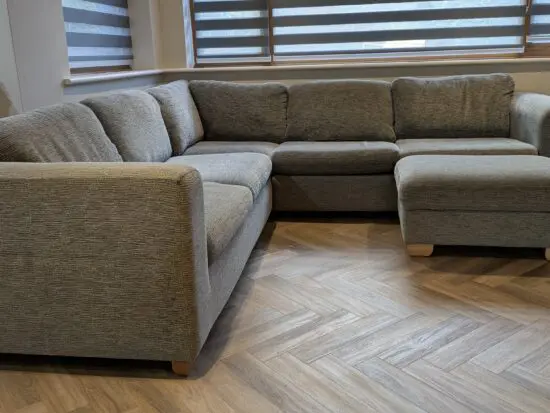 John Lewis Felix Corner Sofa - Reversible Cushions - Good Condition