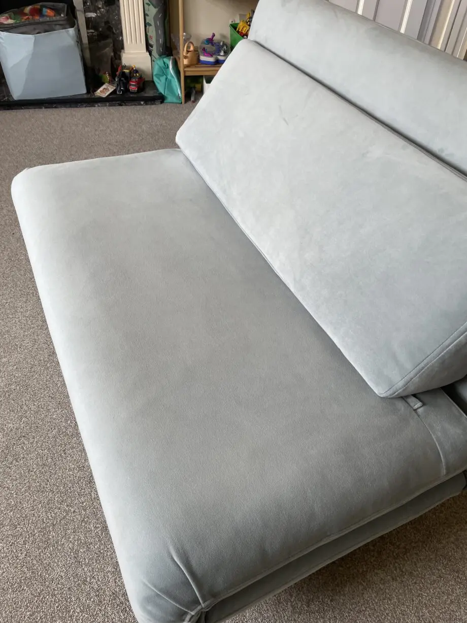 MADE Click Clack 2 Seater Sofa Bed Light Blue
