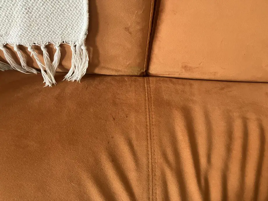 Habitat | Andy Velvet 3 Seater Clic Clac Sofa Bed - Orange