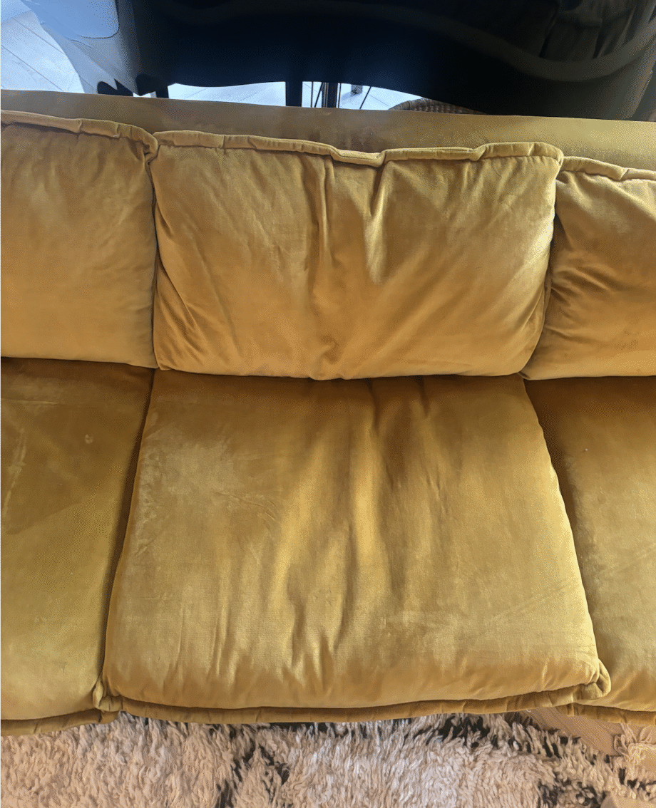 Retro Velvet Sofa 3 Seat by HKliving