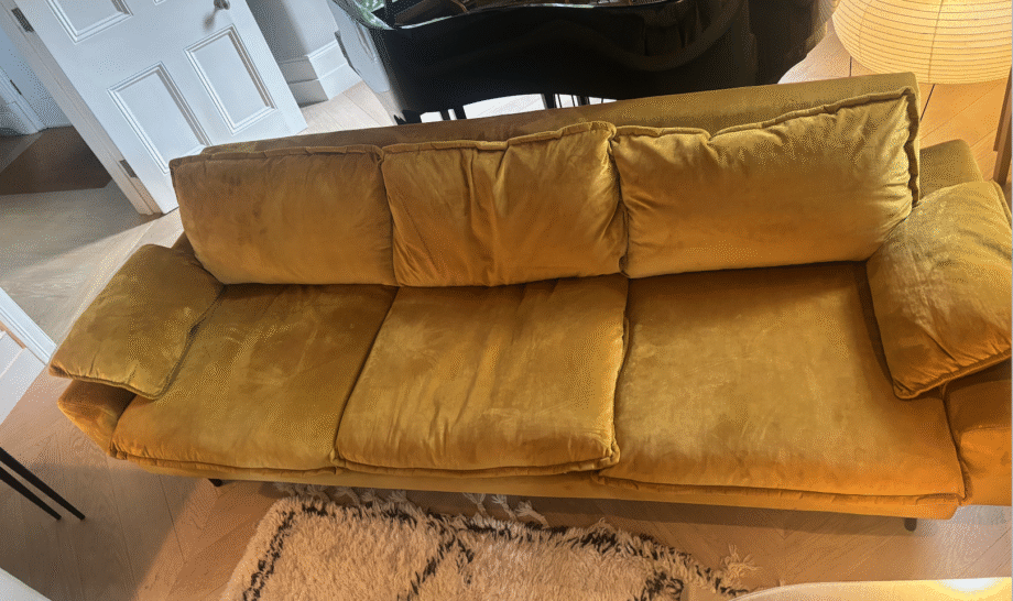 Retro Velvet Sofa 3 Seat by HKliving