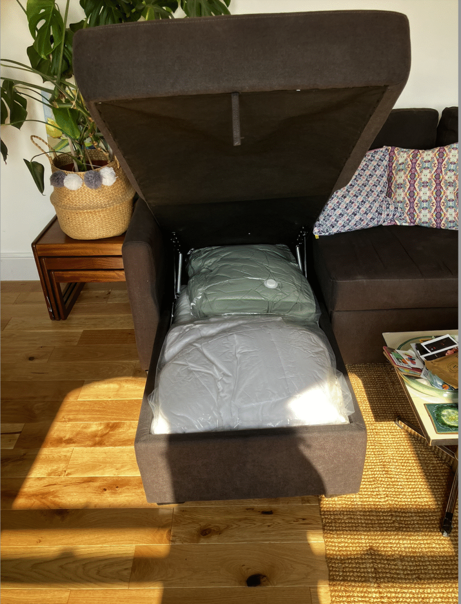 Habitat Reagan L Hand Corner Chaise Sofa Bed