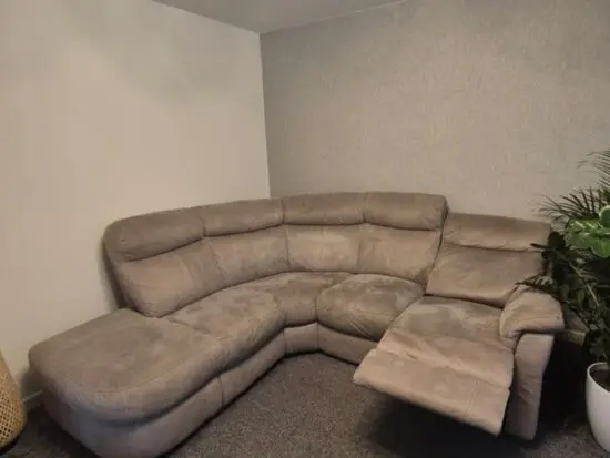 DFS corner sofa with electric recliner