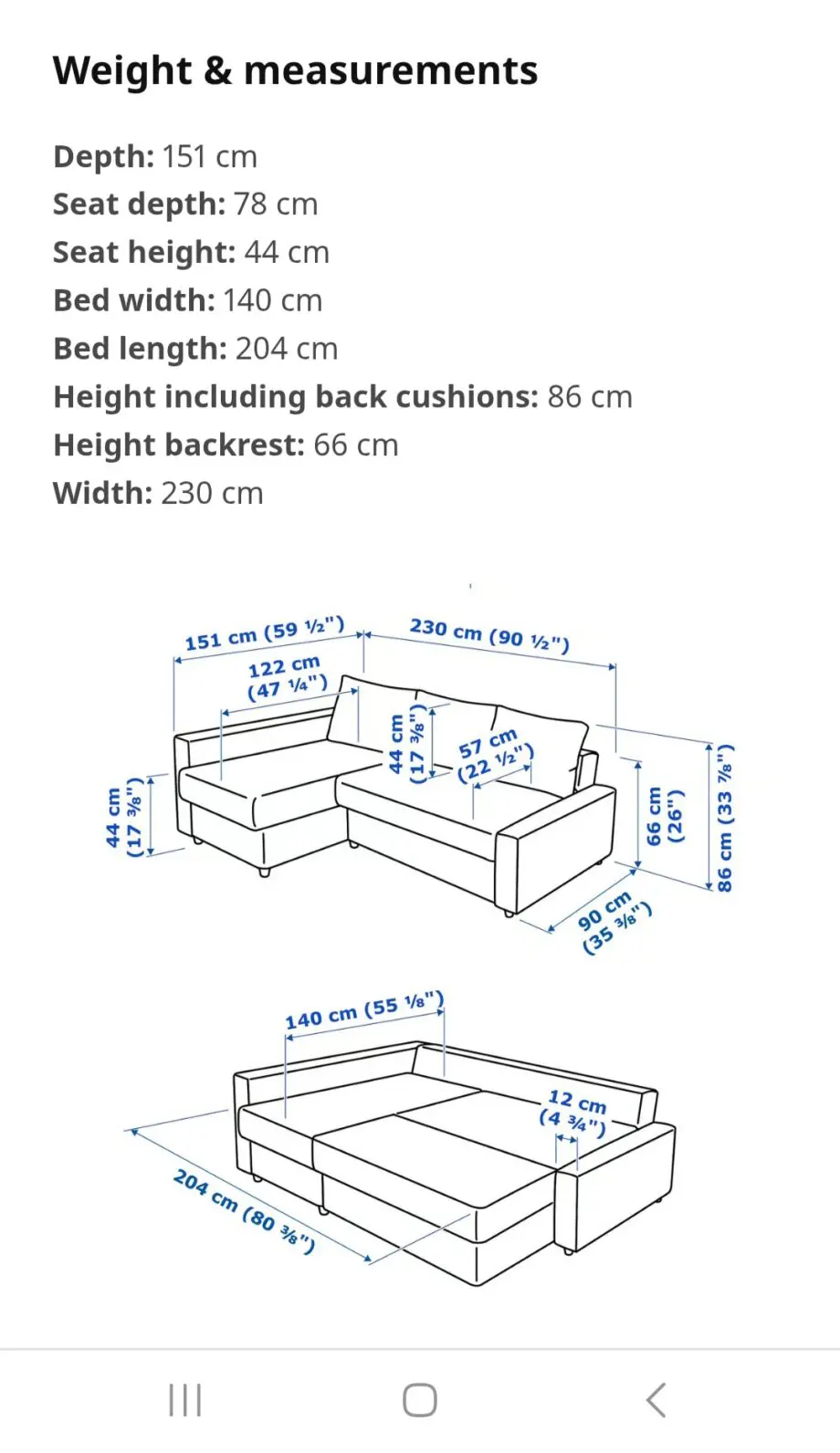 Corner Sofa with storage