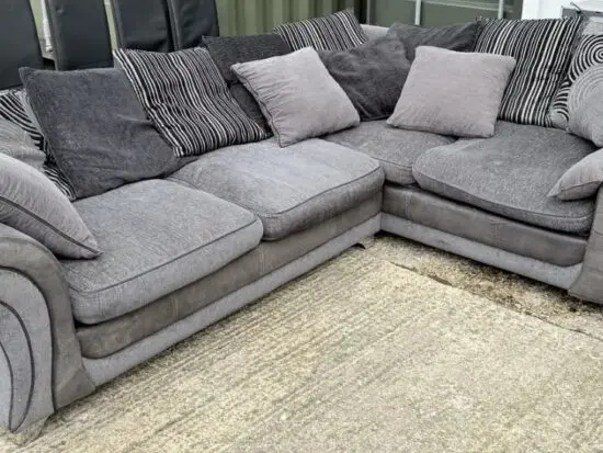 DFS Grey Corner Sofa
