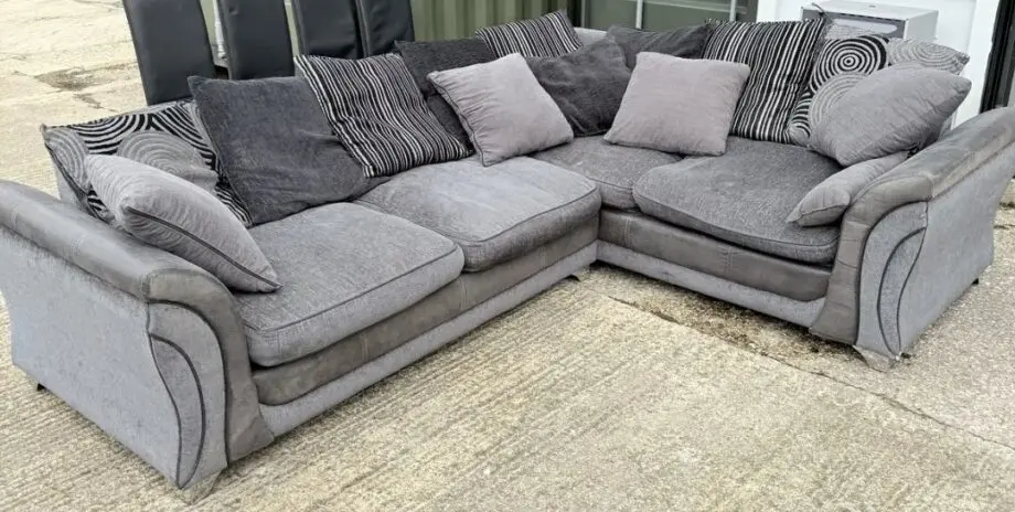 DFS Grey Corner Sofa
