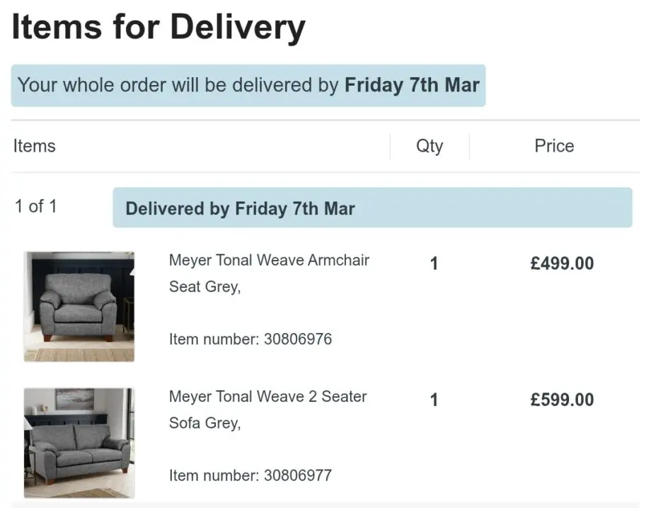Dunelm 2 seater sofa and armchair