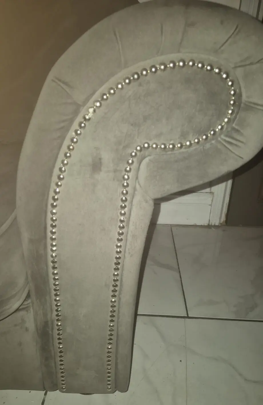 Pleased velvet sofa