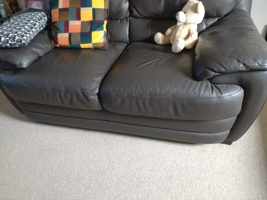 Sofa by Maxdivani Brand Made in Italy Brown 2 Seater Sofa in Excellent Condition