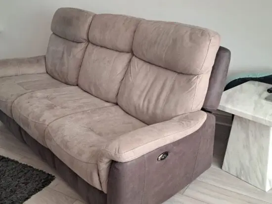 This a DFS Sofa, the colour is Beige/brown