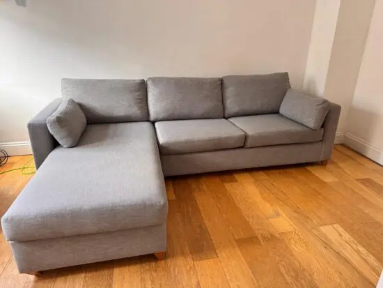 The Ashwell 5 Seater Left Chaise Storage Sofa Bed