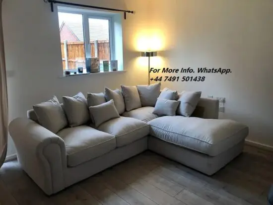 Baron Grey Strong & Comfortable Sofa For Sale